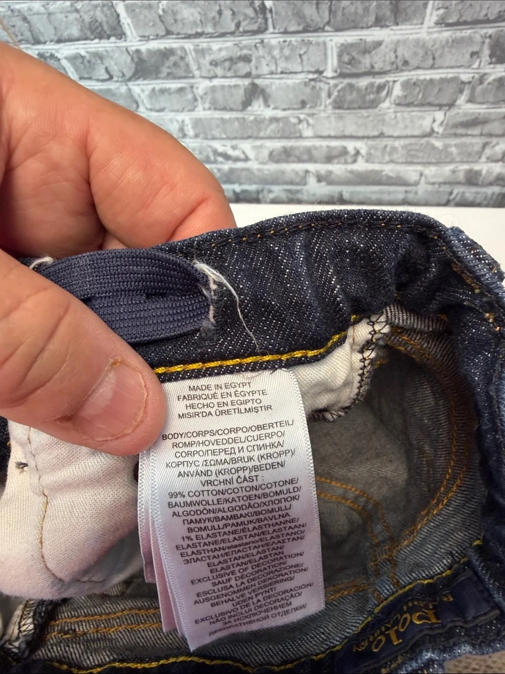 Ralph Lauren Kids Dark Blue Denim Jeans